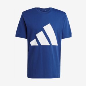 Ανδρικό Μπλε T-Shirt Adidas με Μεγάλο Λευκό Λογότυπο